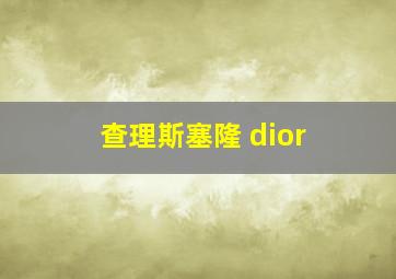 查理斯塞隆 dior